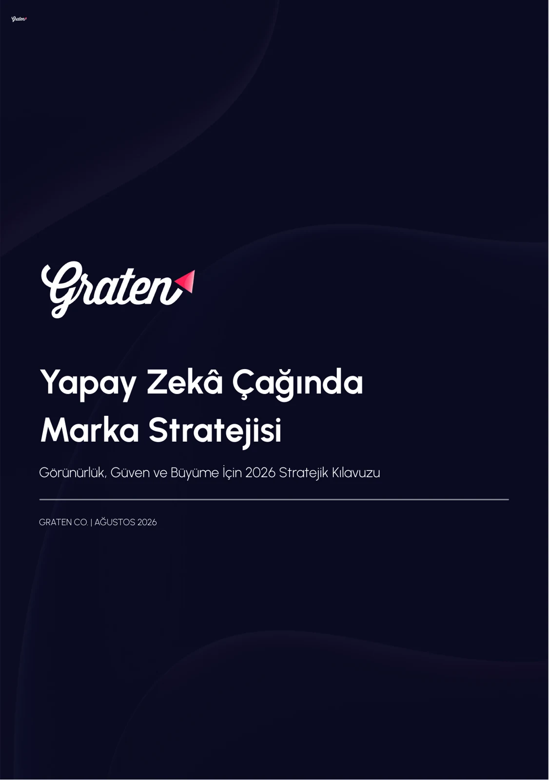 Yapay Zekâ Çağında Marka Stratejisi — Graten Co. kapak önizlemesi